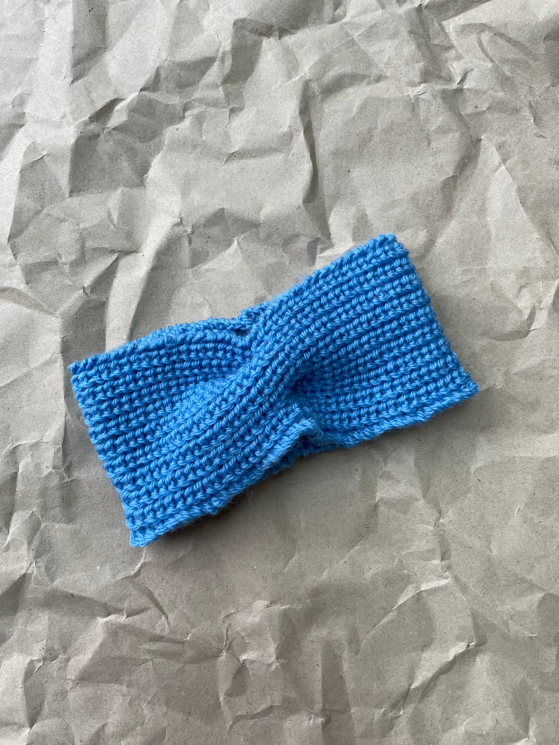 Stirnband himmelblau