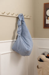 Lukkily Ruffle Bag Cord Light Blue 