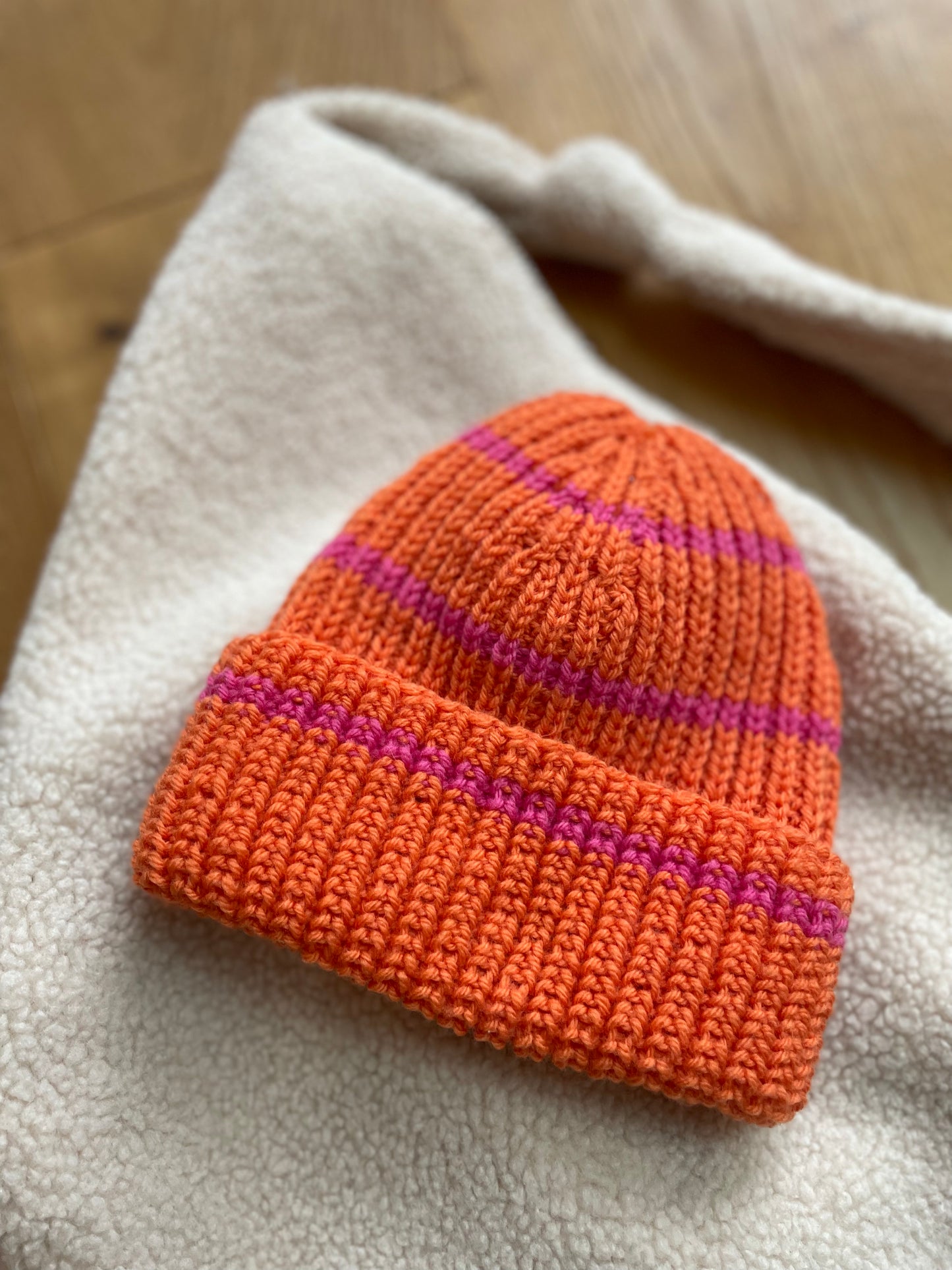 Hat ORANGE PINK