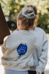 Sweatshirt HIPPO grey