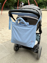 Tote Bag #1 Light Blue Nylon