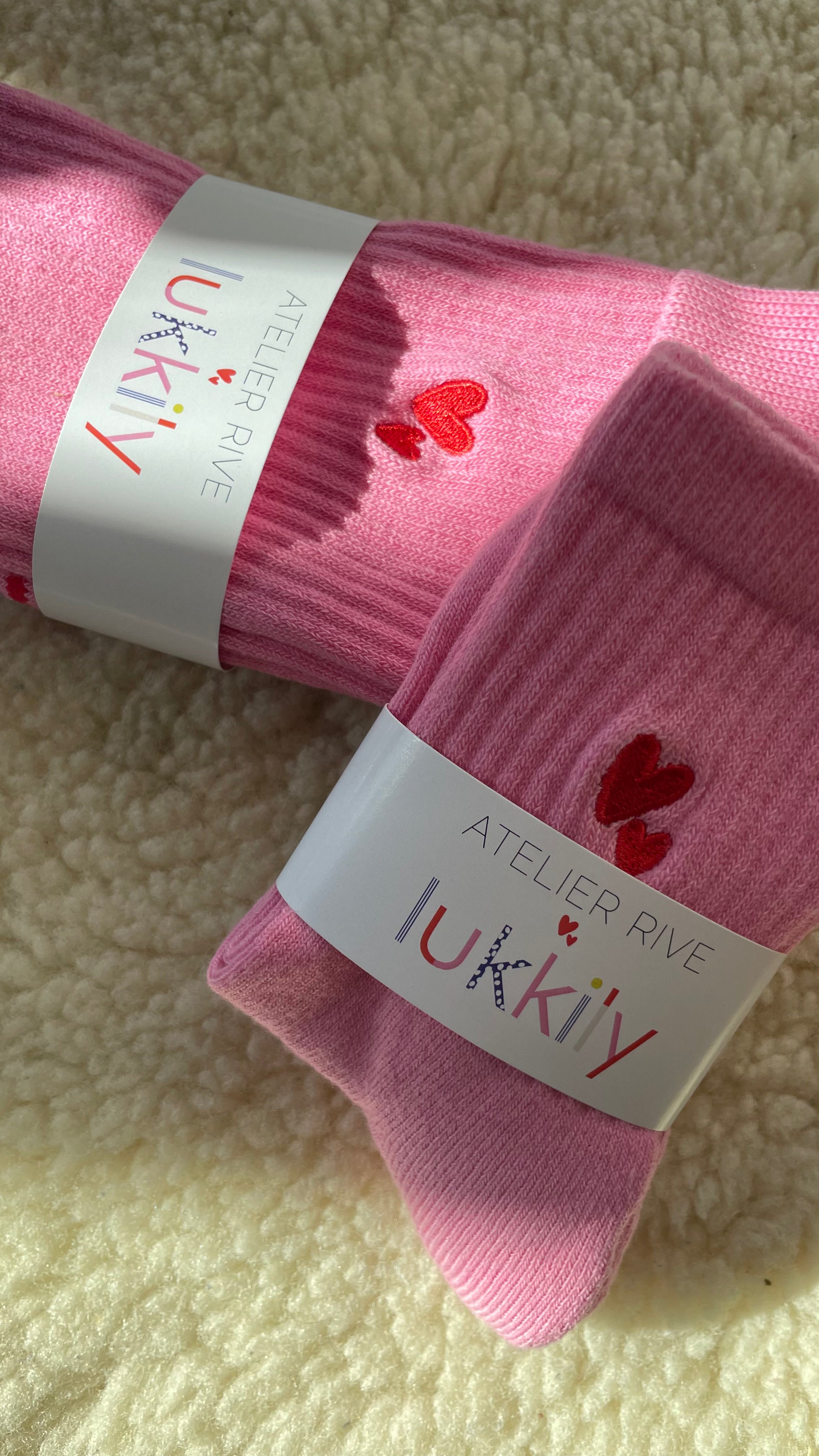 Lukkily x Atelier Rive Socks