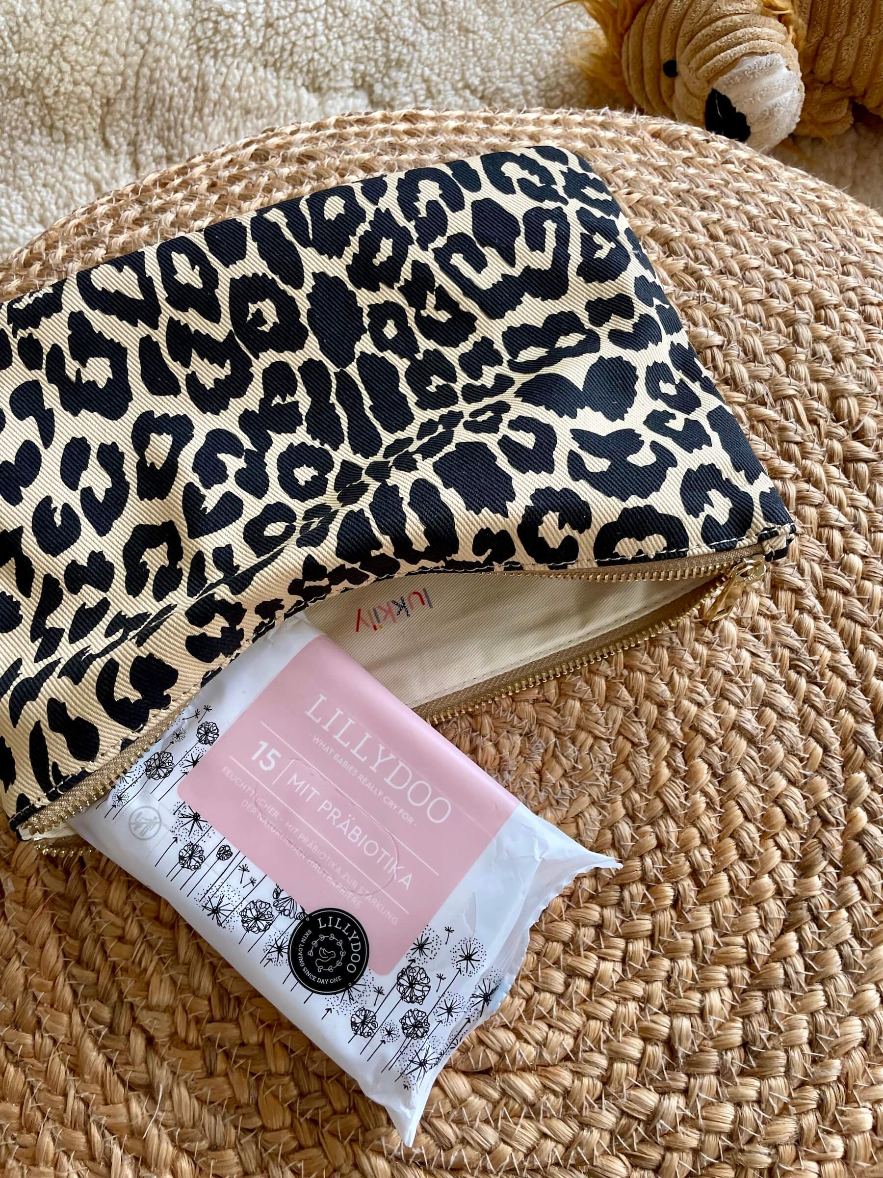 Pouch Maxi Canvas leo vanilla