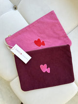 Lukkily x Atelier Rive Pouch Burgundy Love