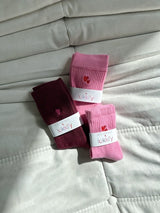 Lukkily x Atelier Rive Socks Burgundy