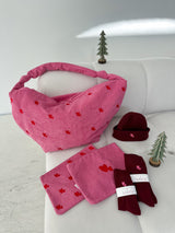 Lukkily x Atelier Rive Beanie Burgundy Baby