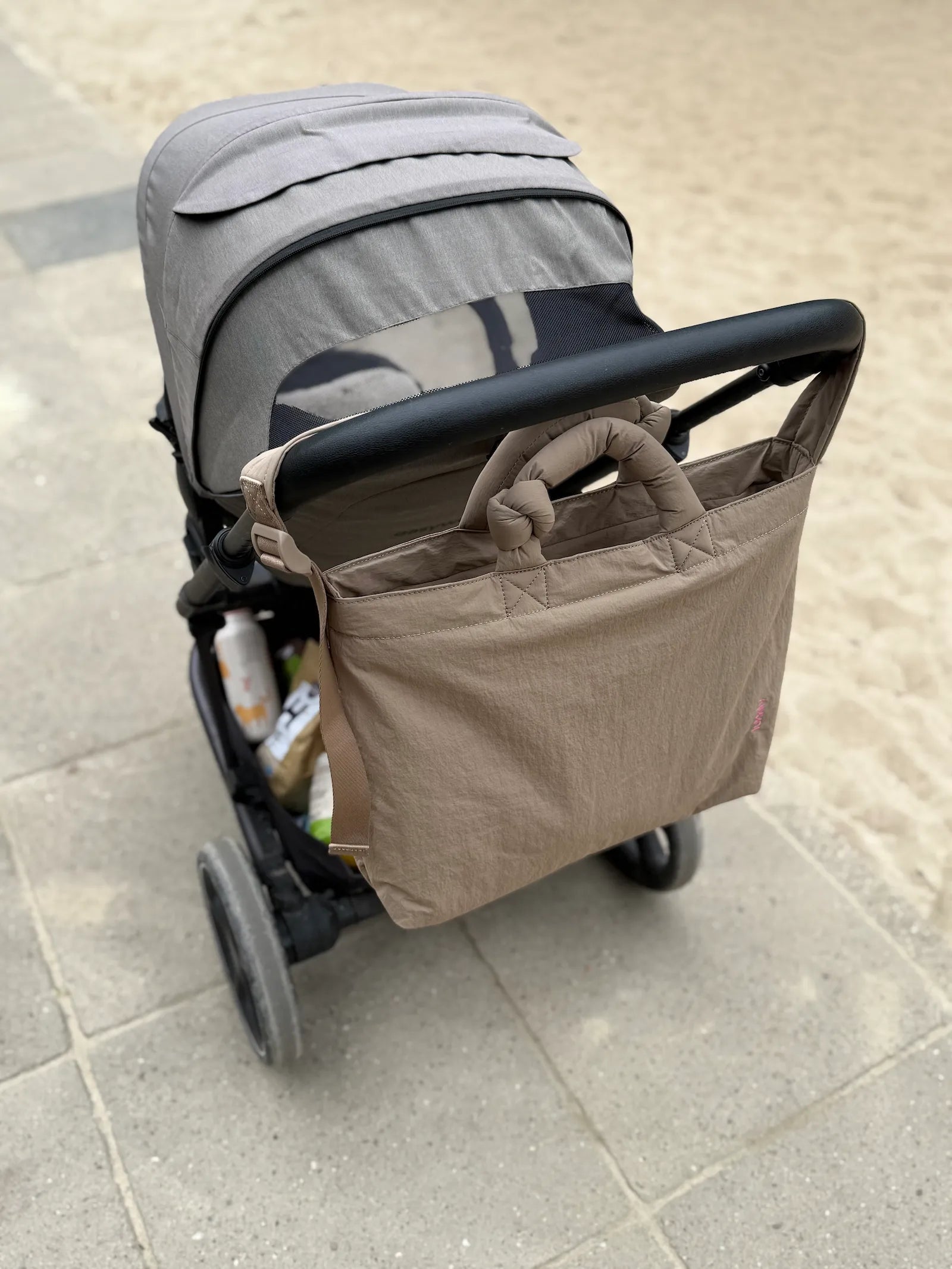 Tote Bag #1 Taupe Nylon