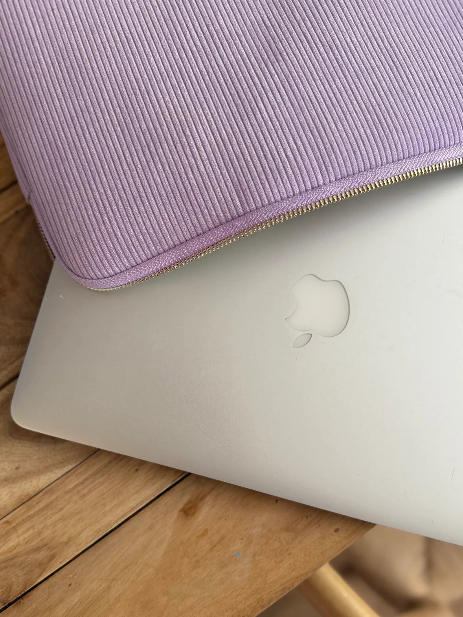 Laptop Case Cord lilac