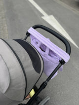 Lukkily Tote Bag Cord lilac - fliederfarbene Kinderwagentasche am Kinderwagenbügel
