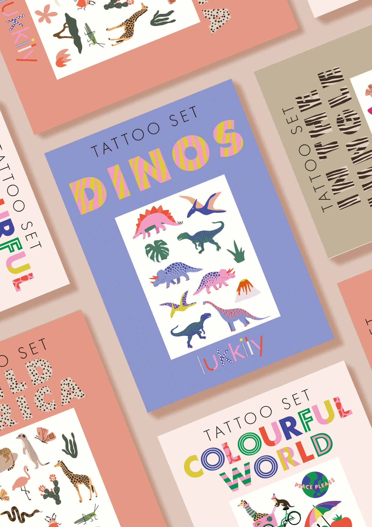 Children's tattoos DINOS