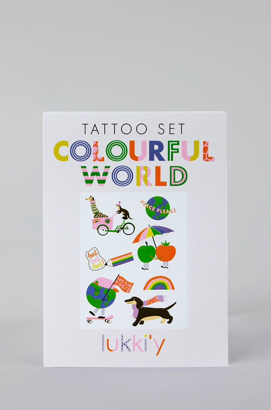 Children's tattoos COLOURFUL WORLD