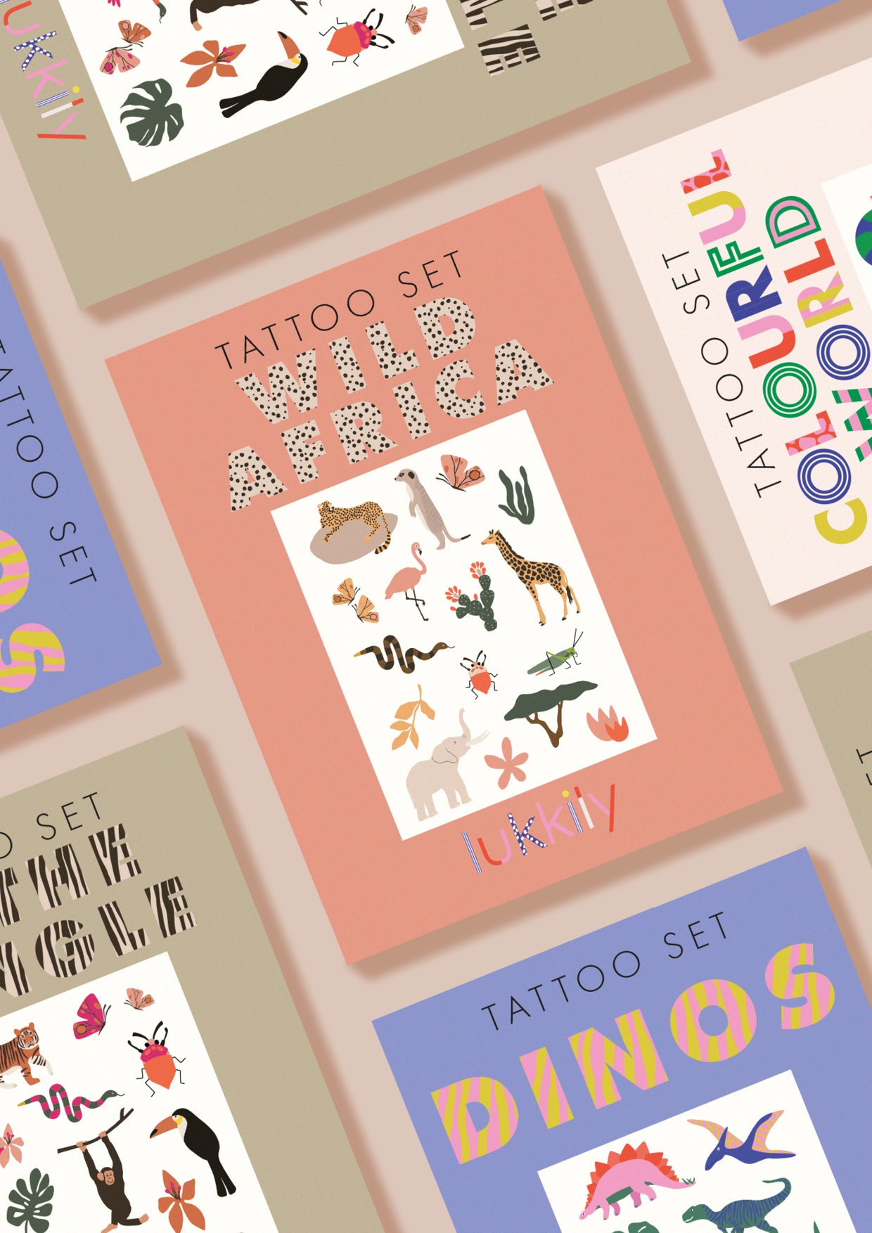 Kindertattoos WILD AFRICA